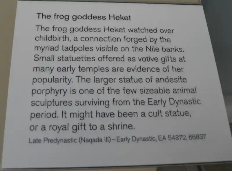 The frog goddess Heket